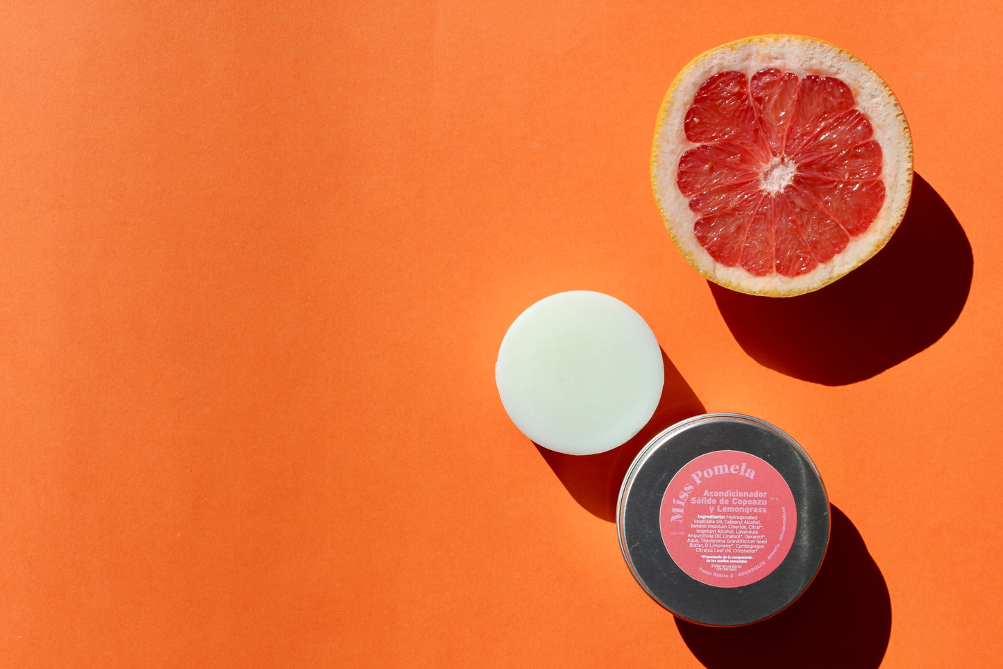 Acondicionador sólido de manteca de copoazu y lemongrass